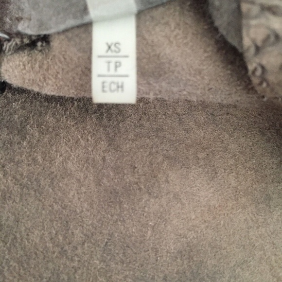 Tahari Women Crop Jacket Cleary E43K9106 Lamb Leather Full Zip Unlined Snake XS - Picture 7 of 10